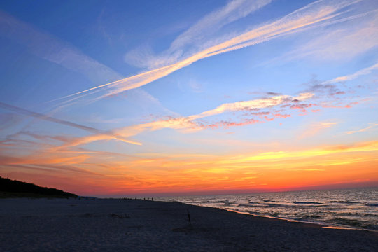 Zachód słońca nad Bałtykiem © Agnieszka