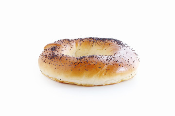 Russian bagels isolated on white background