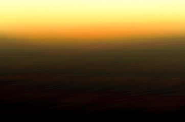 Morgenrot am Meer illustriert