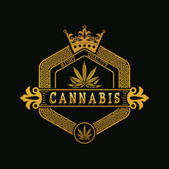 Royal golden cannabis - 220139590