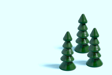 Small wooden Christmas tree