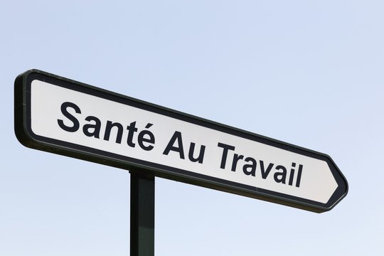 Panneau sant&eacute; au travail 