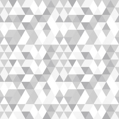 Triangles pattern in retro colors. Abstract vector geometric repeat background.