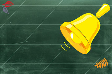 School chalk rubbed out on blackboard. Back to school. Texture for design