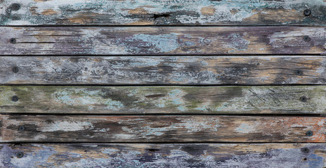 old colored rough wooden boards background