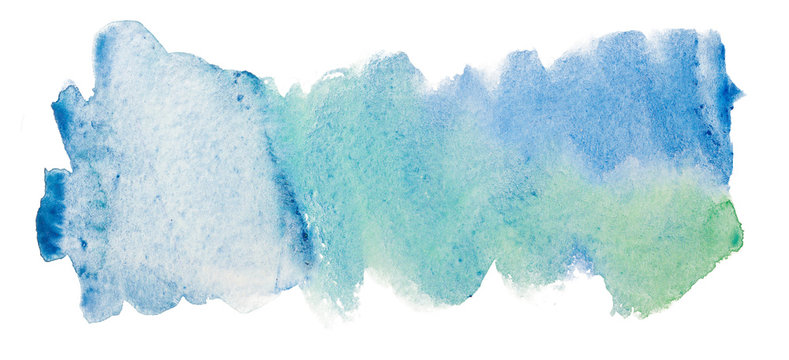 Watercolor Texture Blue Spot