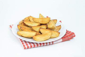 fry potatoes wedge