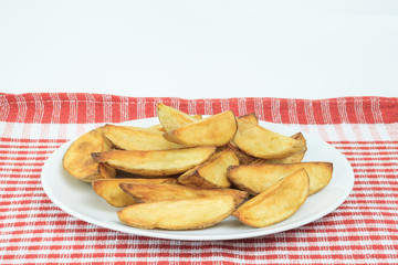 fry potatoes wedge