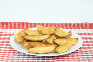 fry potatoes wedge