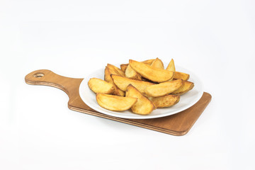 fry potatoes wedge