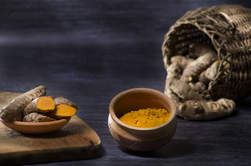 Curcuma longa Oriental spices low in cholesterol