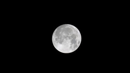 Close up of the moon