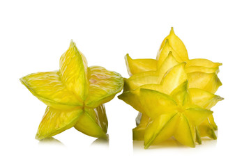 Fototapeta premium star apple. star fruit isolated on white background