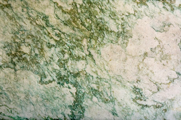 Background, marble slab with green streaks