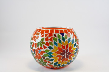 stained glass candle