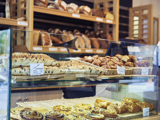 Bakery front in Europe