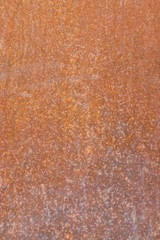Close up of rusting iron surface