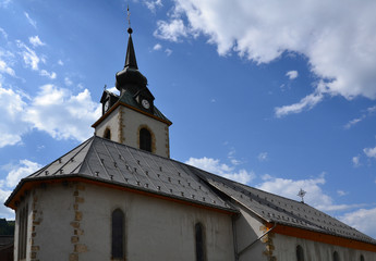 Fototapeta na wymiar Eglise Notre Dame de bellecombe