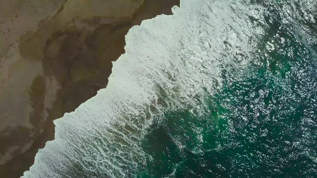 Waves at Beach Pacific Ocean California Central Coast Big Sur