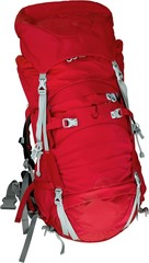 Red Tourist Backpack - Isolated