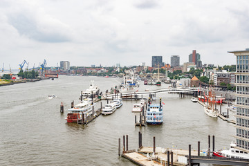 Harbour in Hamburg