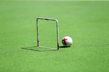 gateball,in the outdoor park