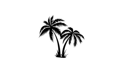 Fototapeta na wymiar Coconut tree logo