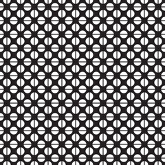 Seamless half circle grid  pattern. Split circle texture vector background.