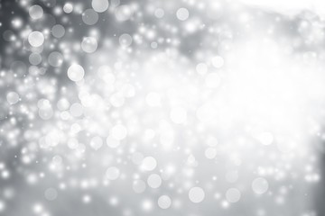 white blur abstract background. bokeh christmas blurred beautiful shiny Christmas lights
