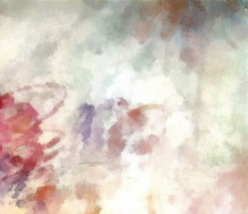 Fototapeta premium Detailed close-up grunge multi color abstract background. Dry brush strokes hand drawn oil painting on canvas texture. Creative simple pattern for graphic work, web design or wallpaper. 