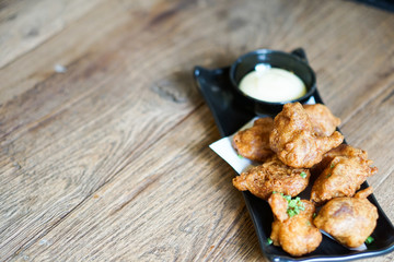 Fried Chicken Teriyaki with Dough