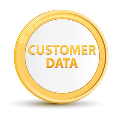 Customer Data gold round button