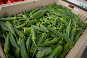 Fresh Organic Okra