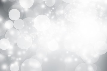 white blur abstract background. bokeh christmas blurred beautiful shiny Christmas lights