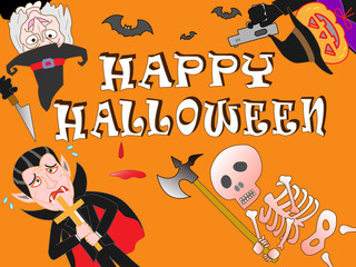 恐怖のハロウィン。