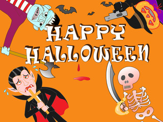 恐怖のハロウィン。