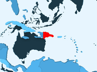 Obraz premium Map of Dominican Republic