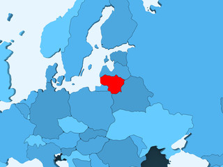 Map of Lithuania