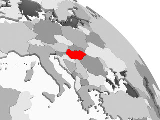 Fototapeta na wymiar Map of Hungary