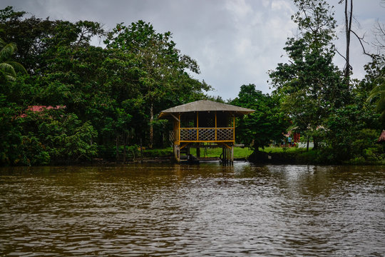 house made on the river