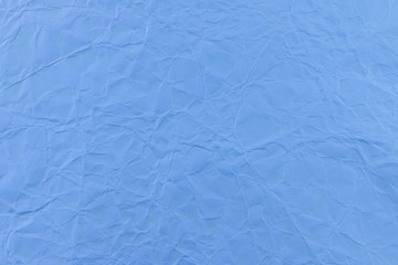 Blue wrinkled paper