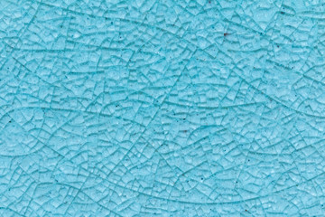 Abstract of blue crack ceramic tile ,glazed tile texture