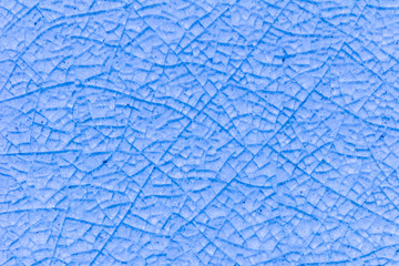 Abstract of blue crack ceramic tile ,glazed tile texture
