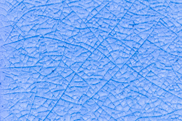 Abstract of blue crack ceramic tile ,glazed tile texture