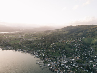 Clear Lake California Medicino Aerial Drone Shot Top Down