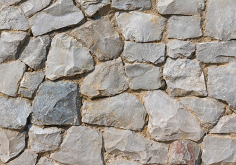 closeup of gray stone wall