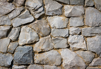 closeup of gray stone wall background