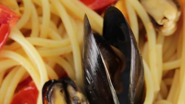 Spaghetti con cozze