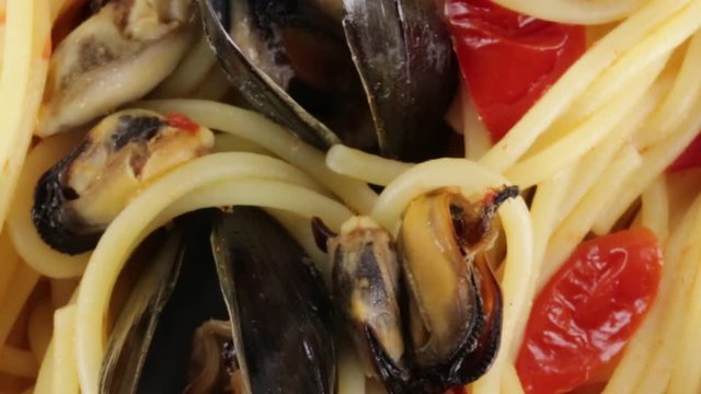 Spaghetti con cozze