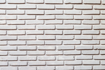 Old white brick wall texture